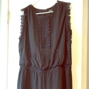 Black Loft shorts romper. New never worn